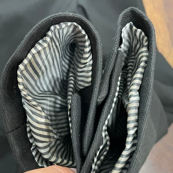 Gap The Academy Blazer Women's Size 4 Black Stretch Schoolboy Preppy Academia - Picture 7 of 7